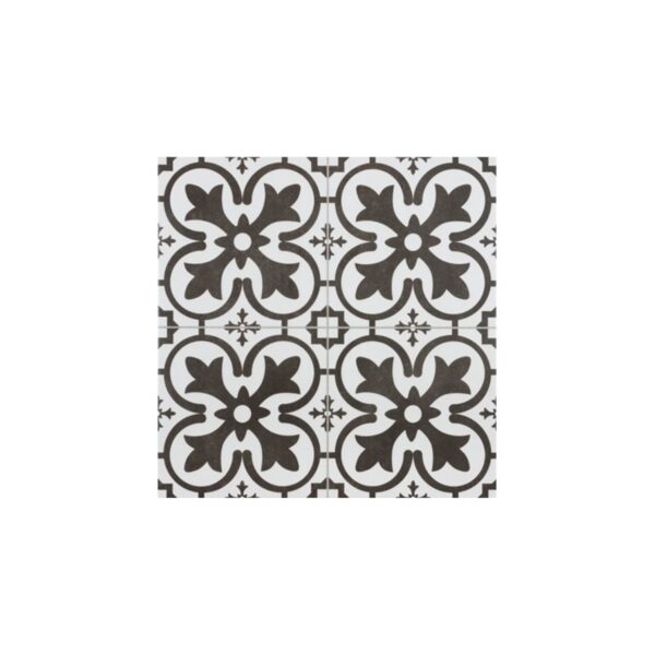 Gres Szkliwiony Boulevard Negro 45x45 Mat Patchwork