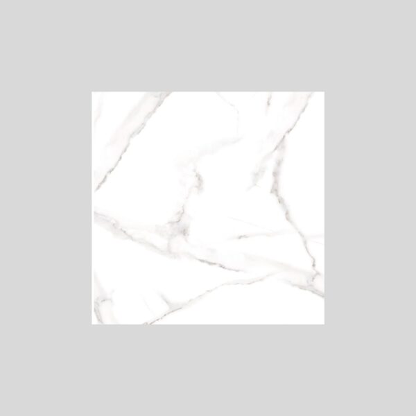 Gres Szkliwiony Sicilia White 60x60 Satyna Rektyfikowany Imitacja Kamienia